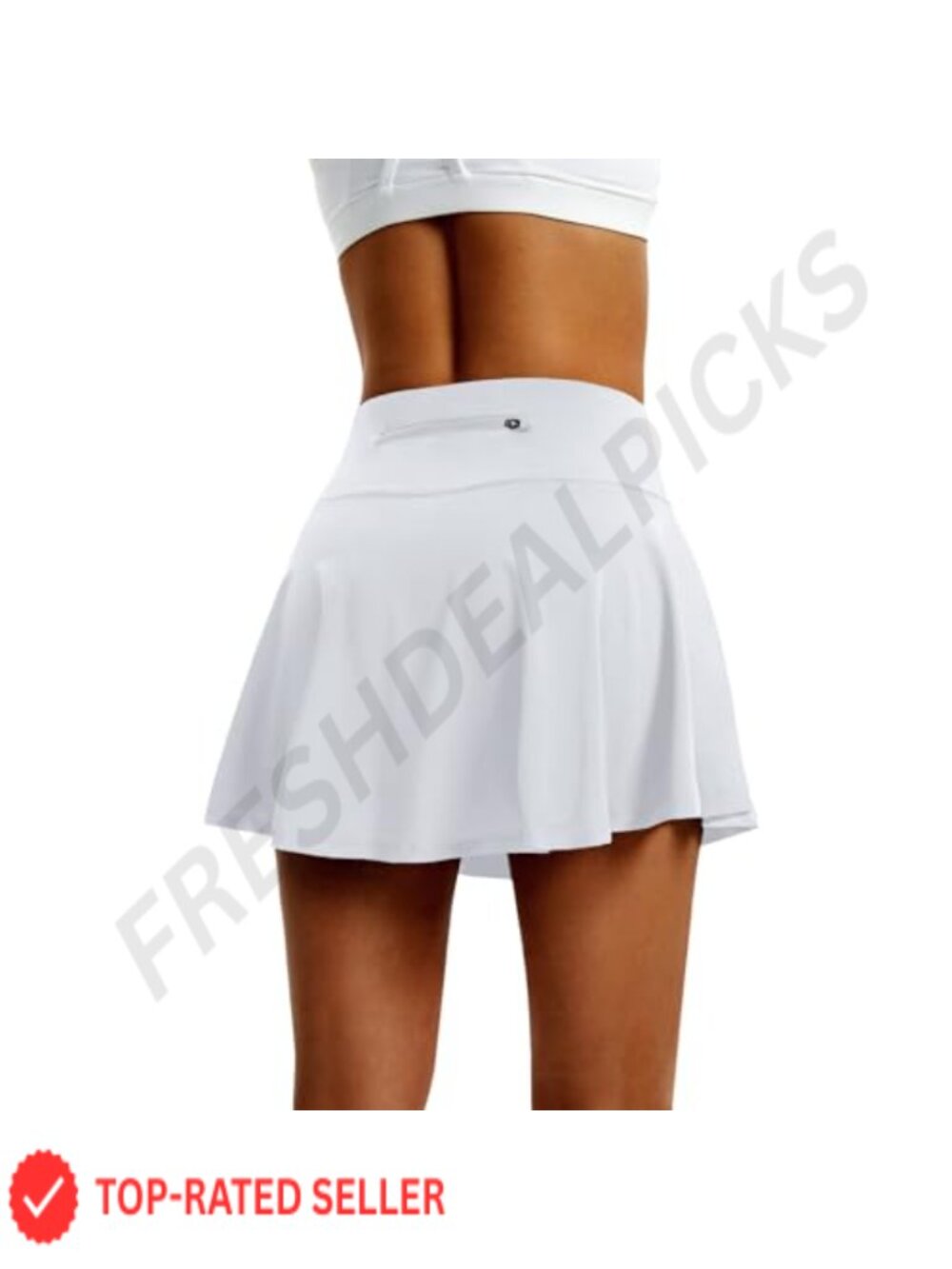 High Waist Pleated Tennis Skirt with 4 Pockets Athletic Golf Skorts